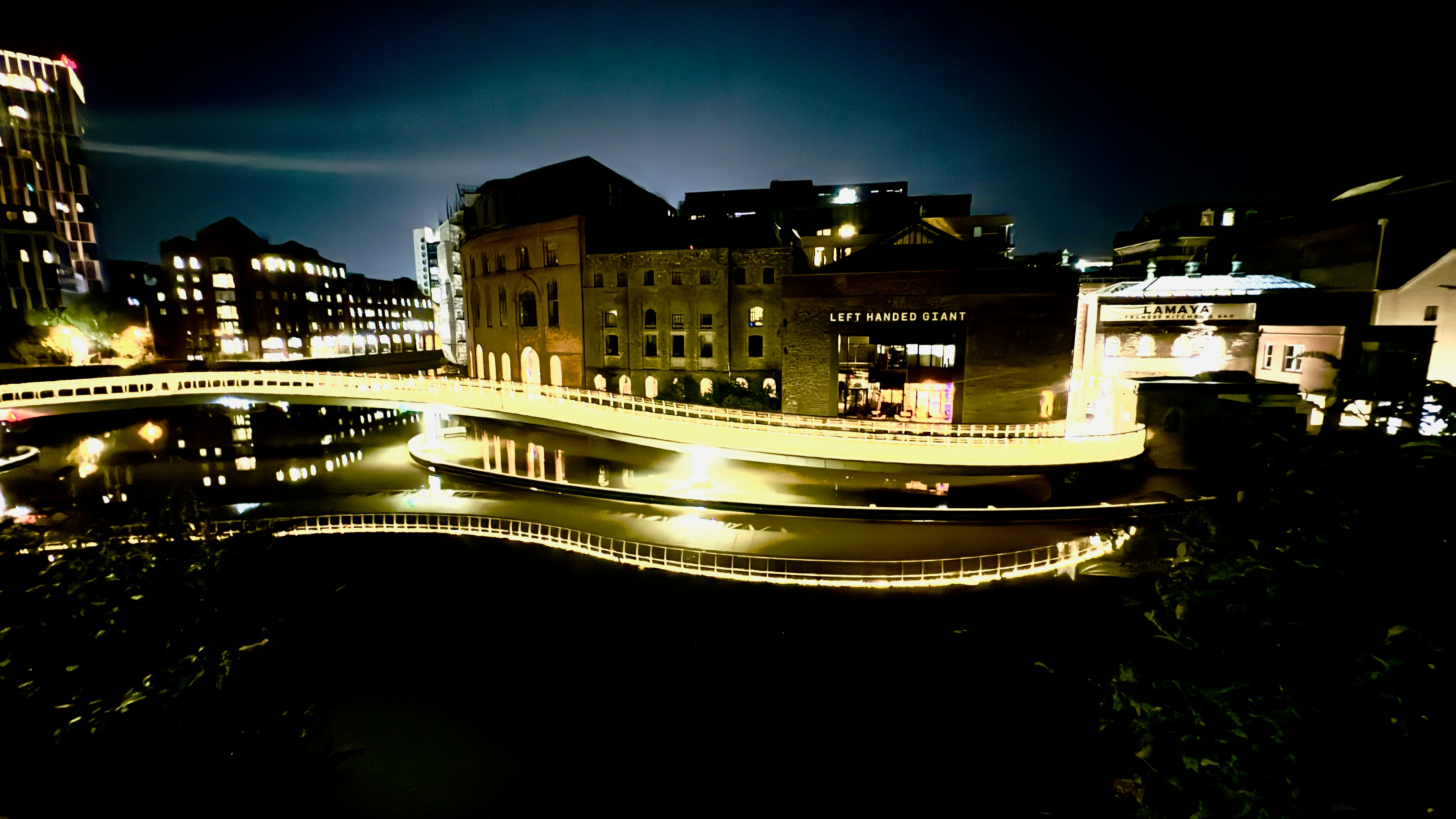 Harbourside At Night