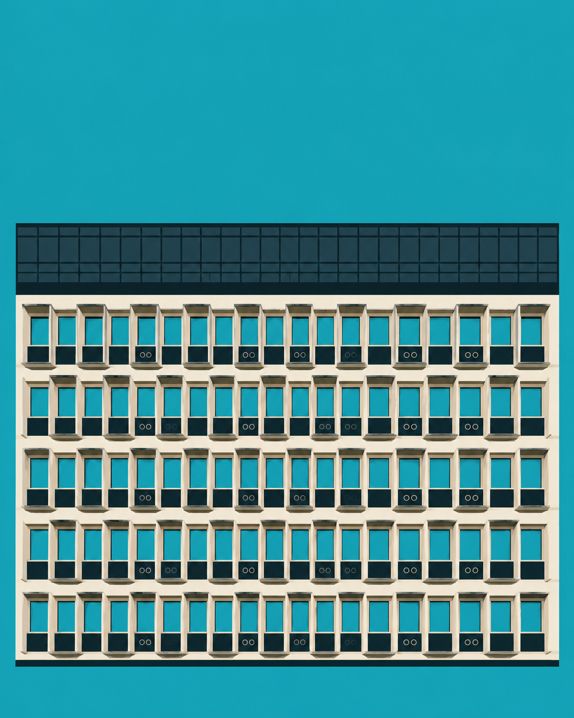 The Bristol Hotel Vector Sunny Say Reflections In Windows